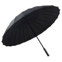 Félautomata elegáns esernyő - Fekete