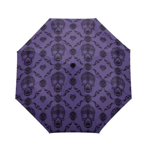 Foto - Unisex kézi esernyő - Koponya, 09