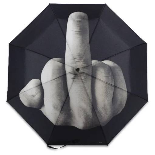 Foto - Unisex esernyő középső ujjal - Manual